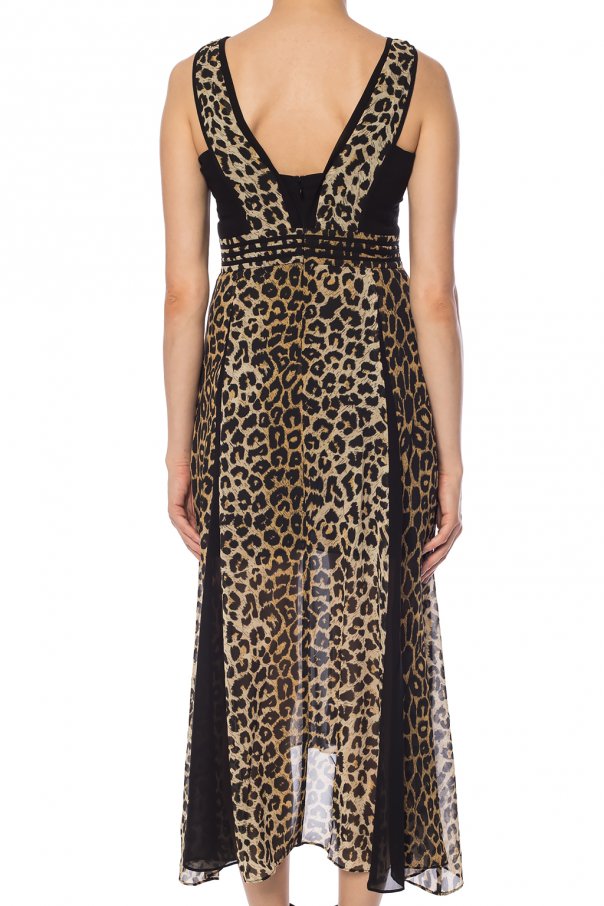 allsaints hera leopard dress